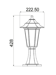 Horoz Begonya Set Üstü Bahçe Armatürü - 2