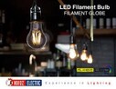 LED AMPUL FLAMENT 8W SARI IŞIK - 2