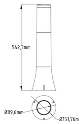 ORKİDE-2 BAHÇE ARMATÜRÜ GRİ - 2