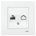 VİKO KARRE BEYAZ TEKLİ DATA PRİZİ (RJ45) CAT/6
