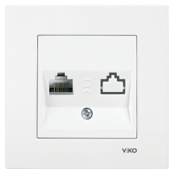 VİKO KARRE BEYAZ TEKLİ DATA PRİZİ (RJ45) CAT/6 - 1